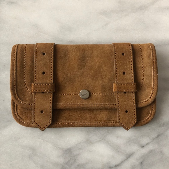 Proenza Schouler PS1 Wallet (Brown Suede)